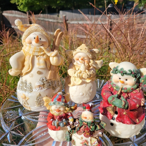 Other - Snowman Family (5) ~ Adorable! ~ Christmas ~ Winter ~ Cute Carrot Noses!